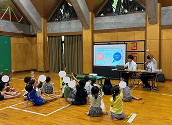 やなぎ児童館出前授業写真